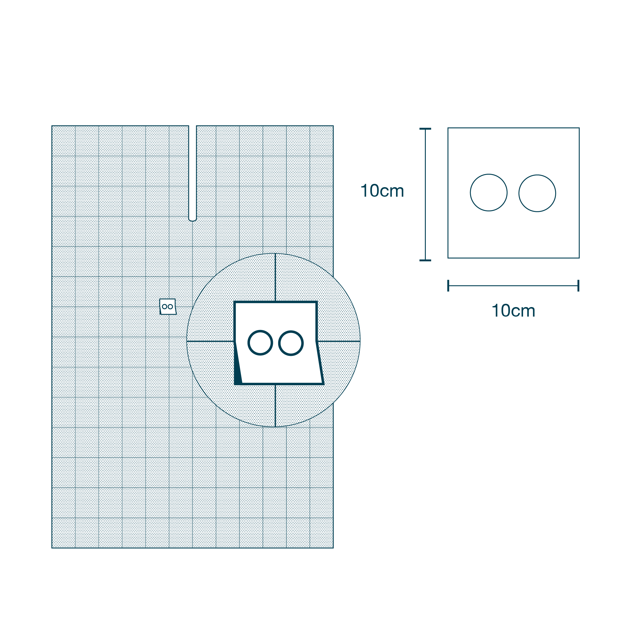 SD015 - Drape Tube Holders